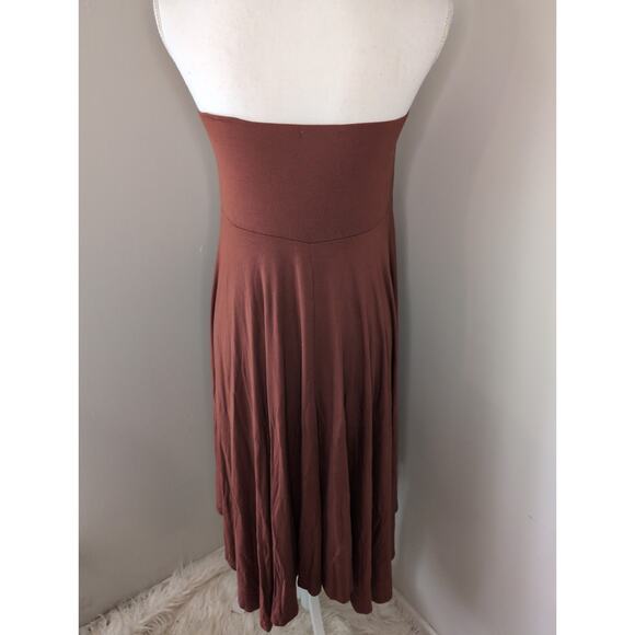 Kylie Paige Ashley orange cottagecore rustic flowy dress skirt combo M - Picture 4 of 9